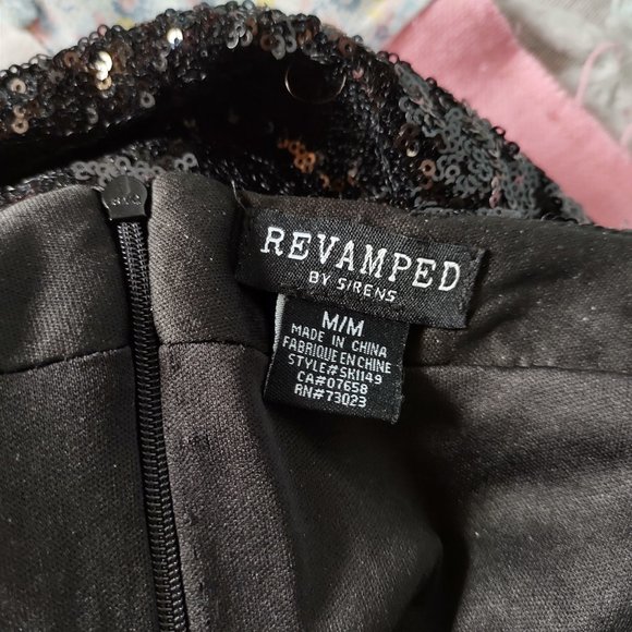 Revamped by Sirens Sequin Mini Skirt - Picture 5 of 5